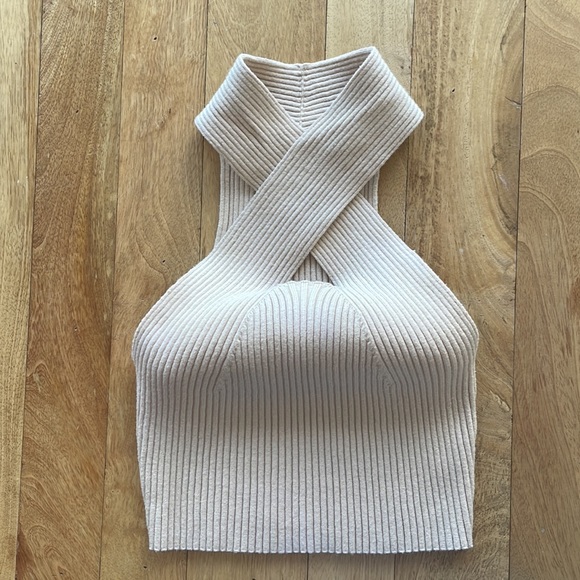 Pale pink crop top - Picture 3 of 6